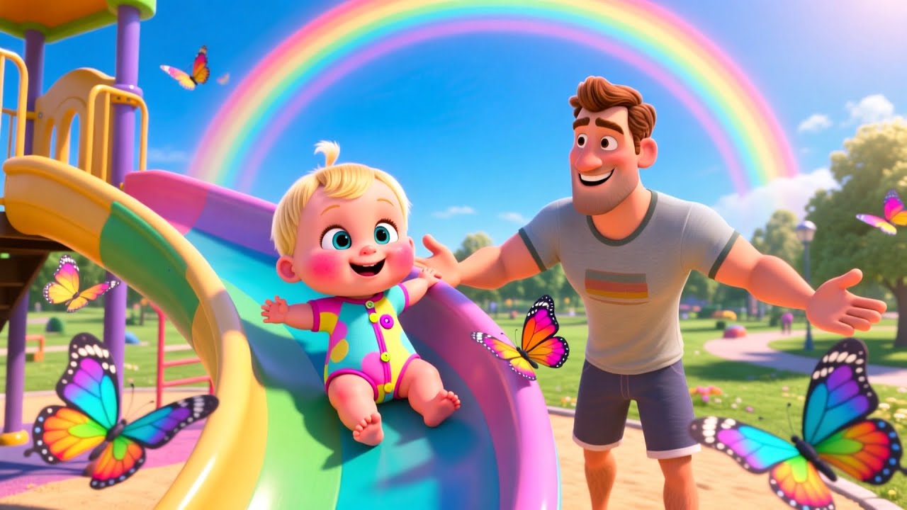 Семейное времяпрепровождение в парке: радость 🎠🌳 Веселая песенка для детей | Детские стишки из Ве...