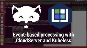 Event-based processing with Cloudserver and Kubeless