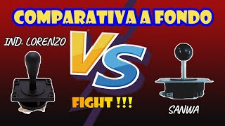 Joystick IL Eurojoystick 2 vs Sanwa JLW comparativa a fondo !!