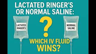Lactated Ringer’s or Normal Saline: Which IV Fluid Wins? (new NEJM study)