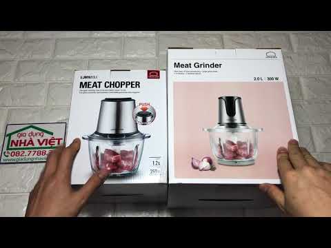 Video So sánh máy xay thịt Lock and Lock Meat Chopper và... - youtube
