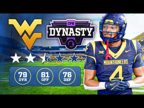 Rebuilding the West Virginia Mountaineers - College Football 27 Dynasty | Ep.1