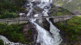 4K Furebergsfossen and Langfoss in Norway