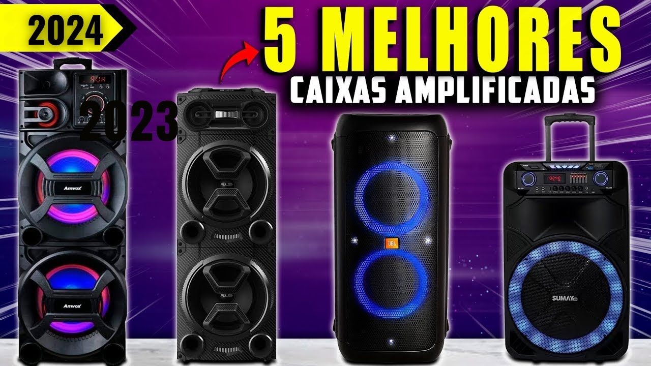 As 5 Melhores Caixas de Som Amplificadas de 2025 1 - YouTube