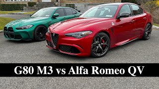 BMW G80 M3 Owner Drives My Alfa Romeo Giulia QV For The First Time | Drive & Talk