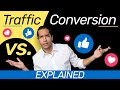 Facebook Ads – TRAFFIC vs. CONVERSION (Explained in 2020)