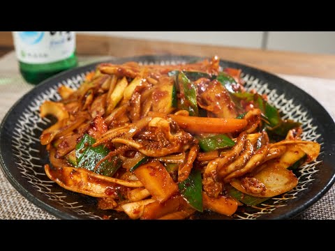 韓国料理屋で通が必ず注文する激ウマ料理！イカの甘辛炒め（オジンオポックン）