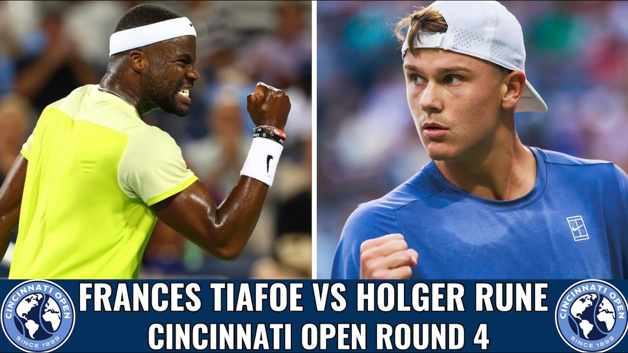 Frances Tiafoe vs Holger Rune - Cincinnati Open Round 4 - YouTube