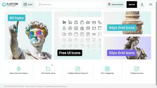 ElastoUI - Ecommerce UI Icons Library ElastoUI - Ecommerce UI Icons Library