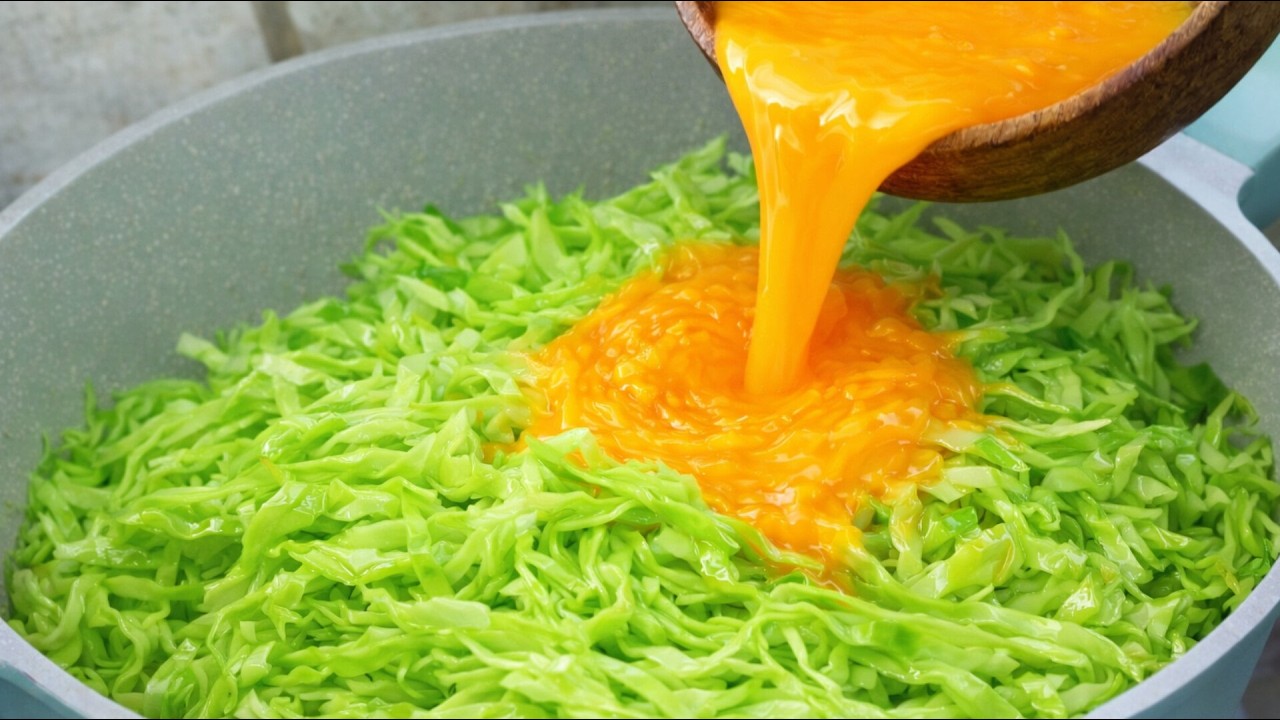 Nur Kohl und 2 Eier! Besser als Fleisch!