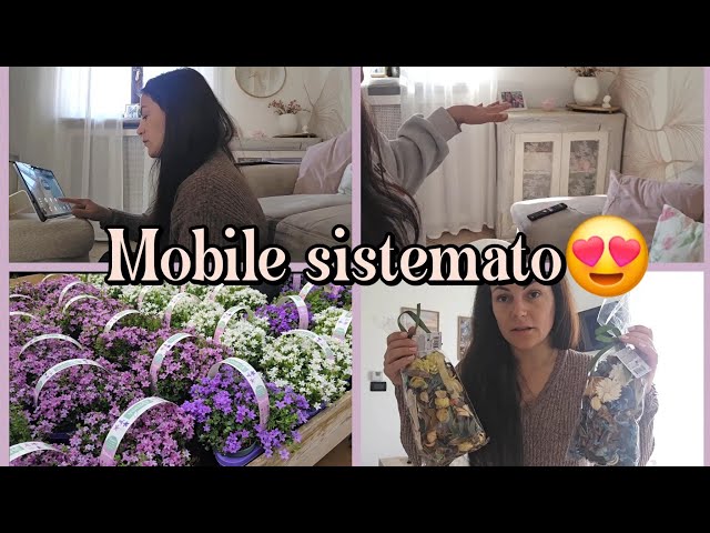 NUOVI FIORI PER IL MIO BALCONE /MOBILE SISTEMATO PER ORA/ACQUISTI DA VIRIDEA 