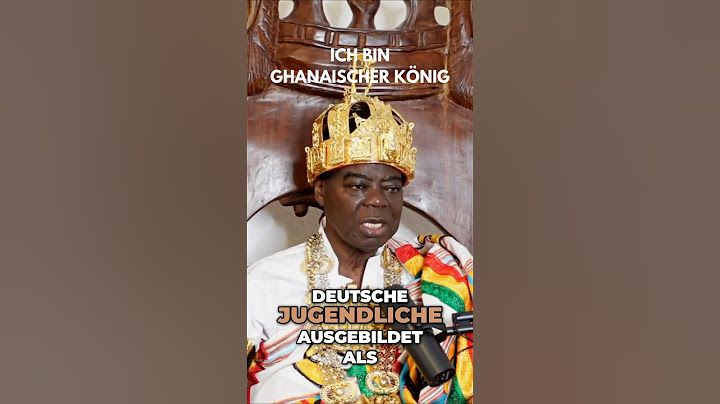 Und ich bin Kfz-Meister #ghana #king #könig #vonbohnezubohne