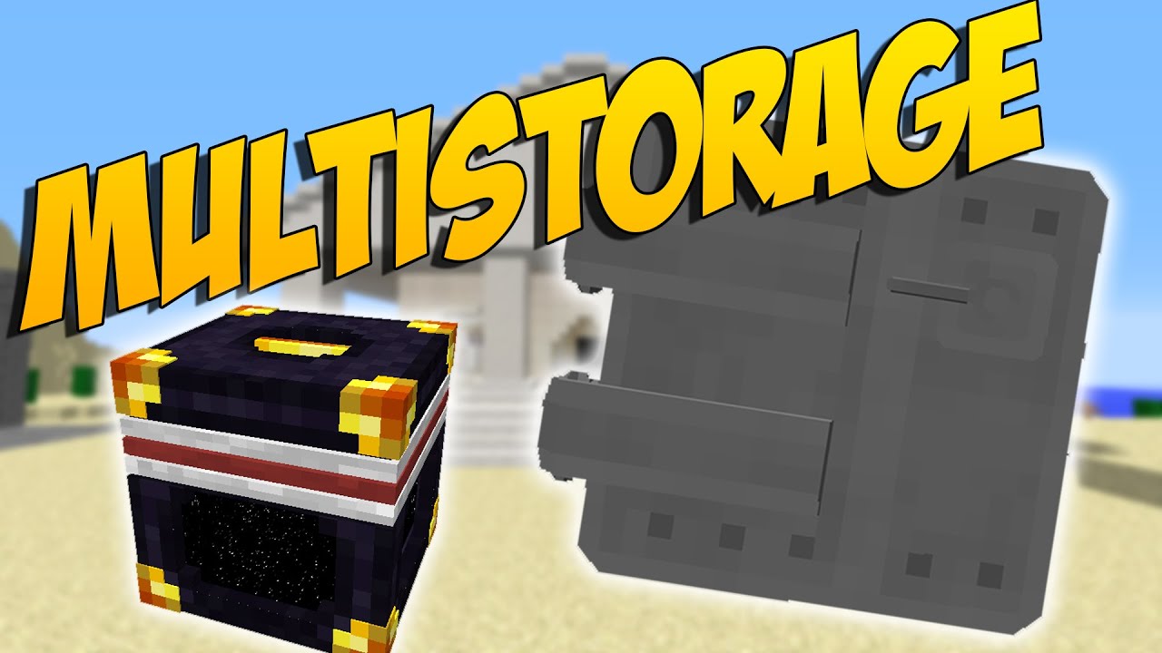 MULTISTORAGE: Mod De Cofres Y Cajas Fuertes - Minecraft Mod 1.10.2/1.9.4/1.9/1.8.9