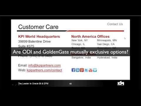 PT 5: Q&A  [Unpacking The New Oracle BI Apps (Now With ODI!)]