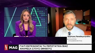 Δημήτρης Παπαδημητριάδης MD MSc | ψυχίατρος - ψυχοθεραπευτής 7 Γιατί Εντείνεται η Βία στους Εφήβους: O ψυχίατρος Δημ. Παπαδημητριάδης στη Ναυτεμπορική