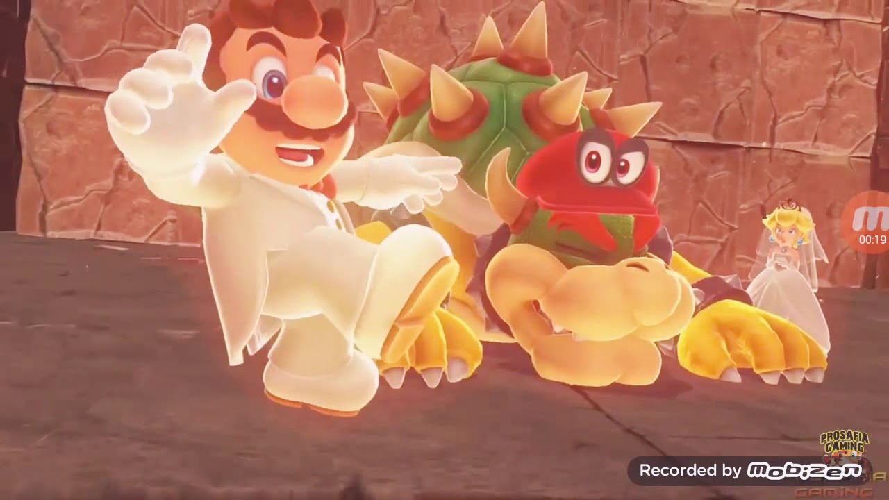 Mario Bowser!Super Mario Odyssey Game Footage! YouTube