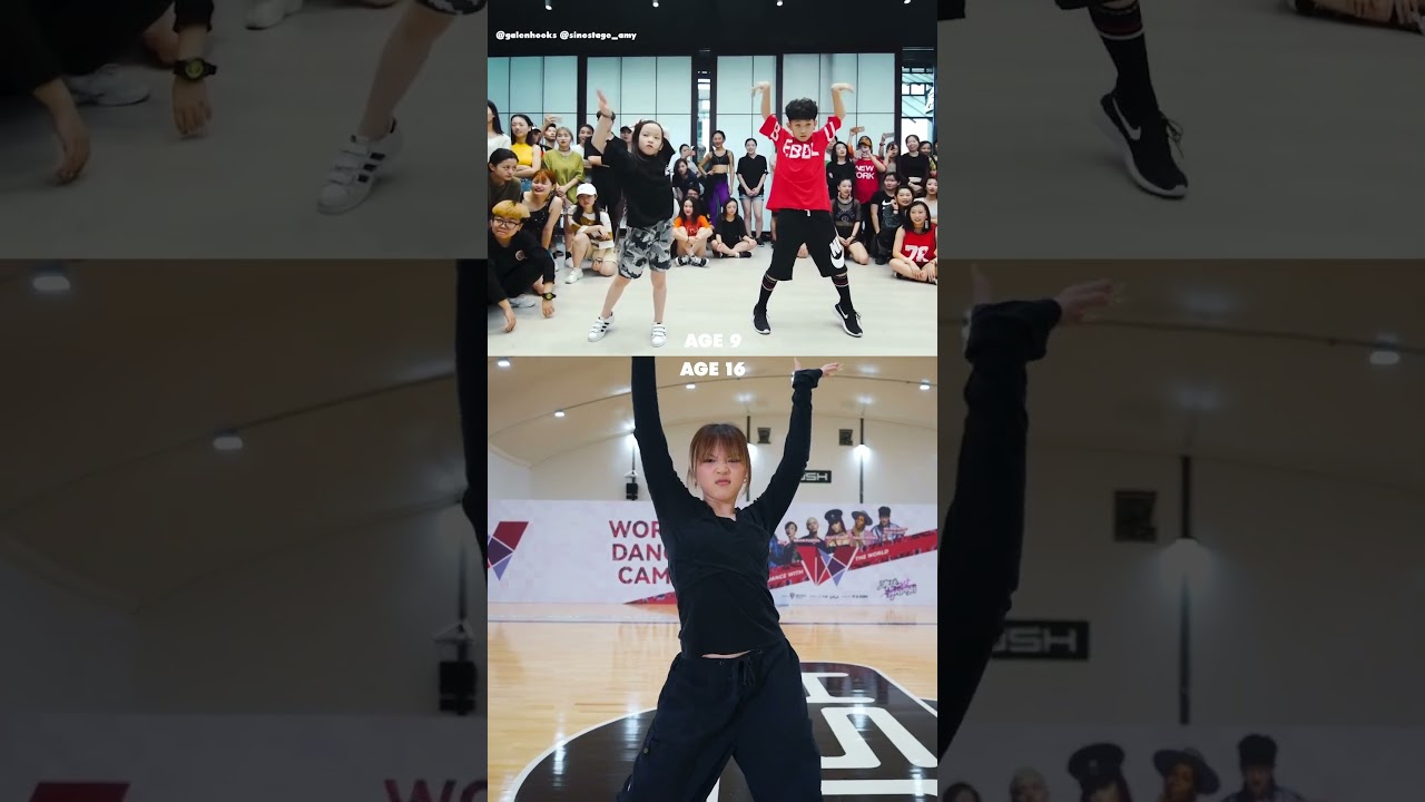 Galen Hooks "River" Choreography | Amy in China 9 y.o. vs 16 y.o.