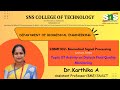 DT Activity on Dialysis Fluid Quality Monitoring | Biomedical Signal Processing | SNS Institutions