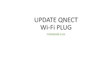 Hoe moet ik mijn Qnect Wi-Fi plug updaten?
