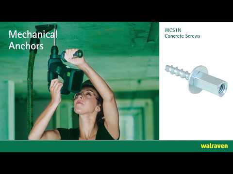 Comment installer le Vis à béton Walraven WCS1N ?