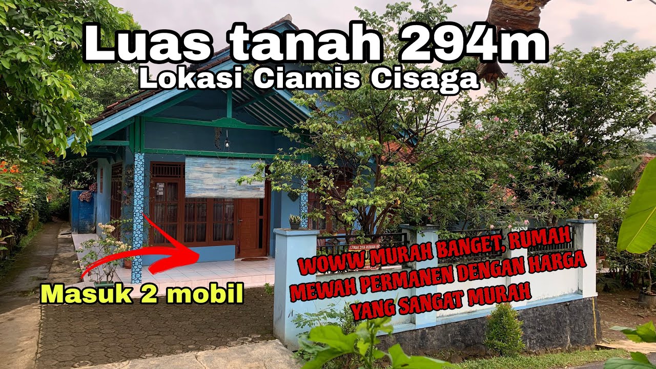 KAGET RUMAH SEBAGUS INI DI JUAL MURAH, LOKASI CISAGA CIAMIS LUAS TANAH 394M, SIAPA CEPAT DIA DAPAT.