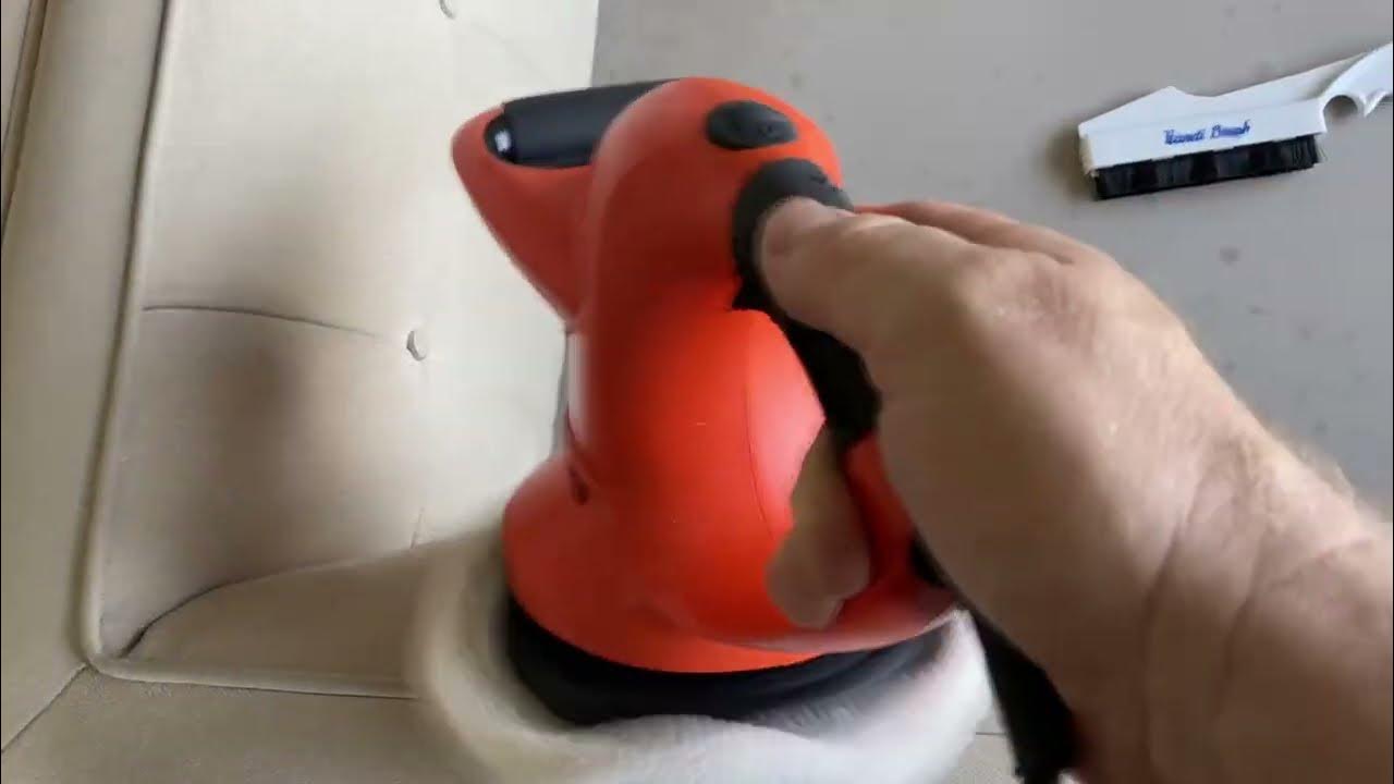 OxyDry cleaning polyester/rayon couch with the SETT method YouTube