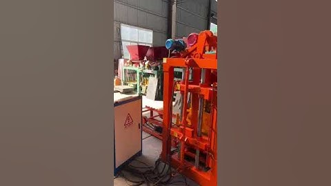 qtj4 25 automatic block machine, compressed concrete brick making machine
