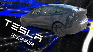 🔧 Tesla repair: steel + aluminum = a challenge! 🔧 Ремонт Tesla: сталь + алюминий = испытание!