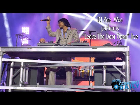 DJ Pee .Wee performs "Leave The Door Open" live; Baltimore Artscape 2023