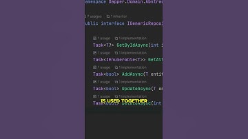 .NET Dapper generic repository pattern