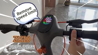 ZU1O Remove speed limit - So easily