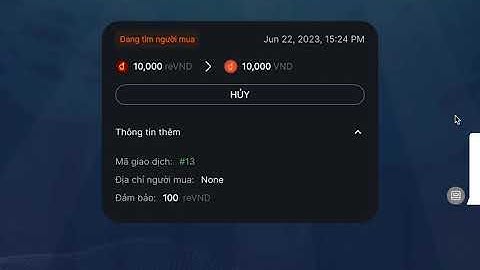 Hướng dẫn bán reVND qua công cụ P2P trên NemoSwap DEX