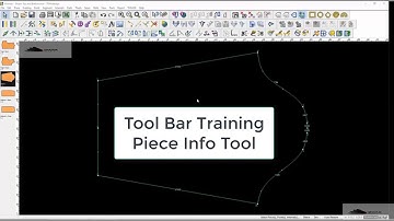 How to Add piece(Pannel) info in TUKAcad Piece Info Too| Tools Bar Training|#tukacad #patternmaking