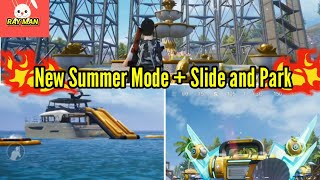 Game For Peace Summer Mode + Slides | Pubg Water Park 💥 + Flying Balloon 🎈 🔥 screenshot 5