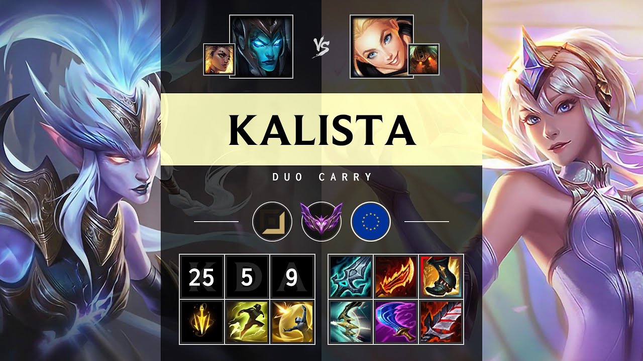 Kalista ADC vs Lux - EUW Master Patch 25.17