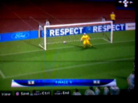 PS2 Pro Evolution Soccer 2010 - AS Roma - Liverpool - Totti's Goal