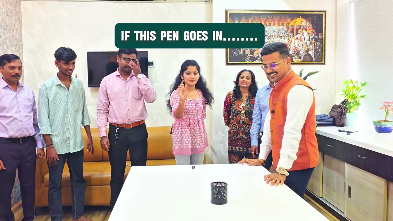 Office Game , Pen Goes In Game , Office Culture, 