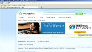 Internet Downloading : How to Download Internet Explorer