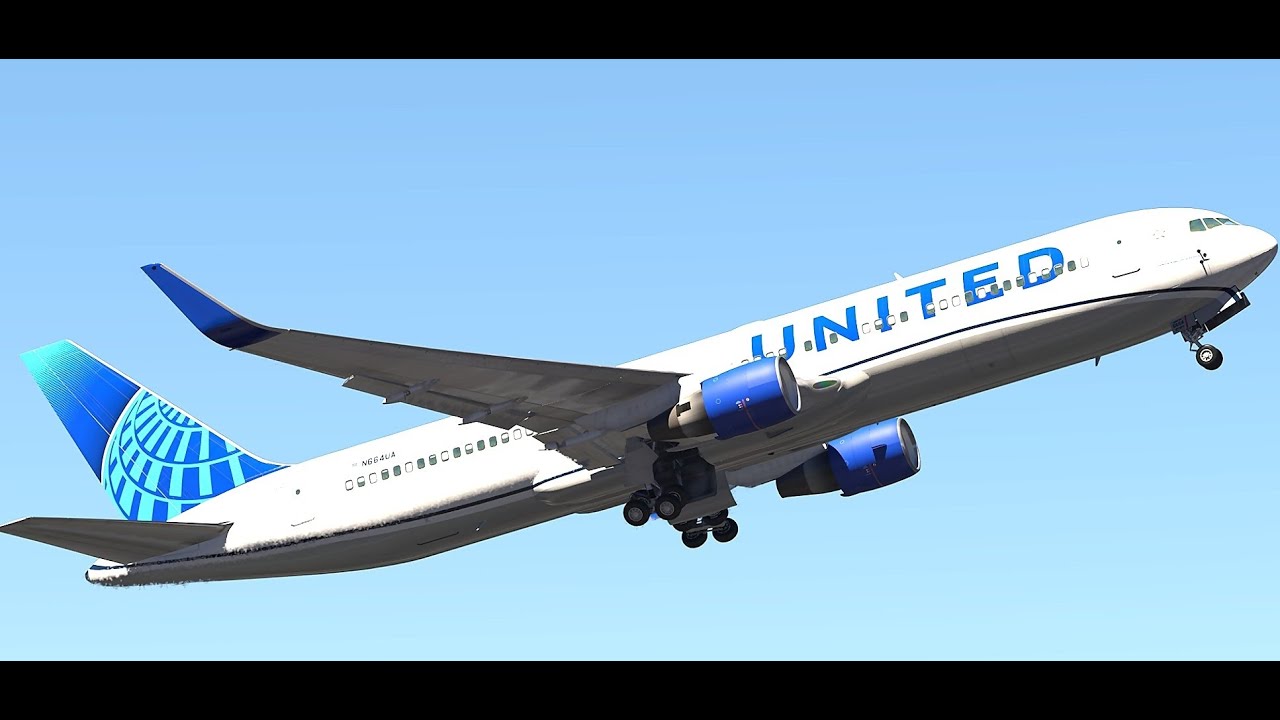 XP12.4.0 b2 FF B763 ER Updated Nimbus ORD Scenery V4.1 First Look