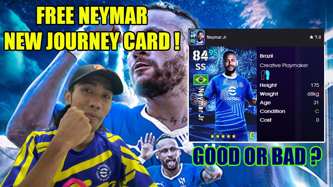 CARD TERBARU NEYMAR KONAMI KASI FREE ? BAGUS ATAU TIDAK ? NEYMAR NEW JOURNEY CARD !