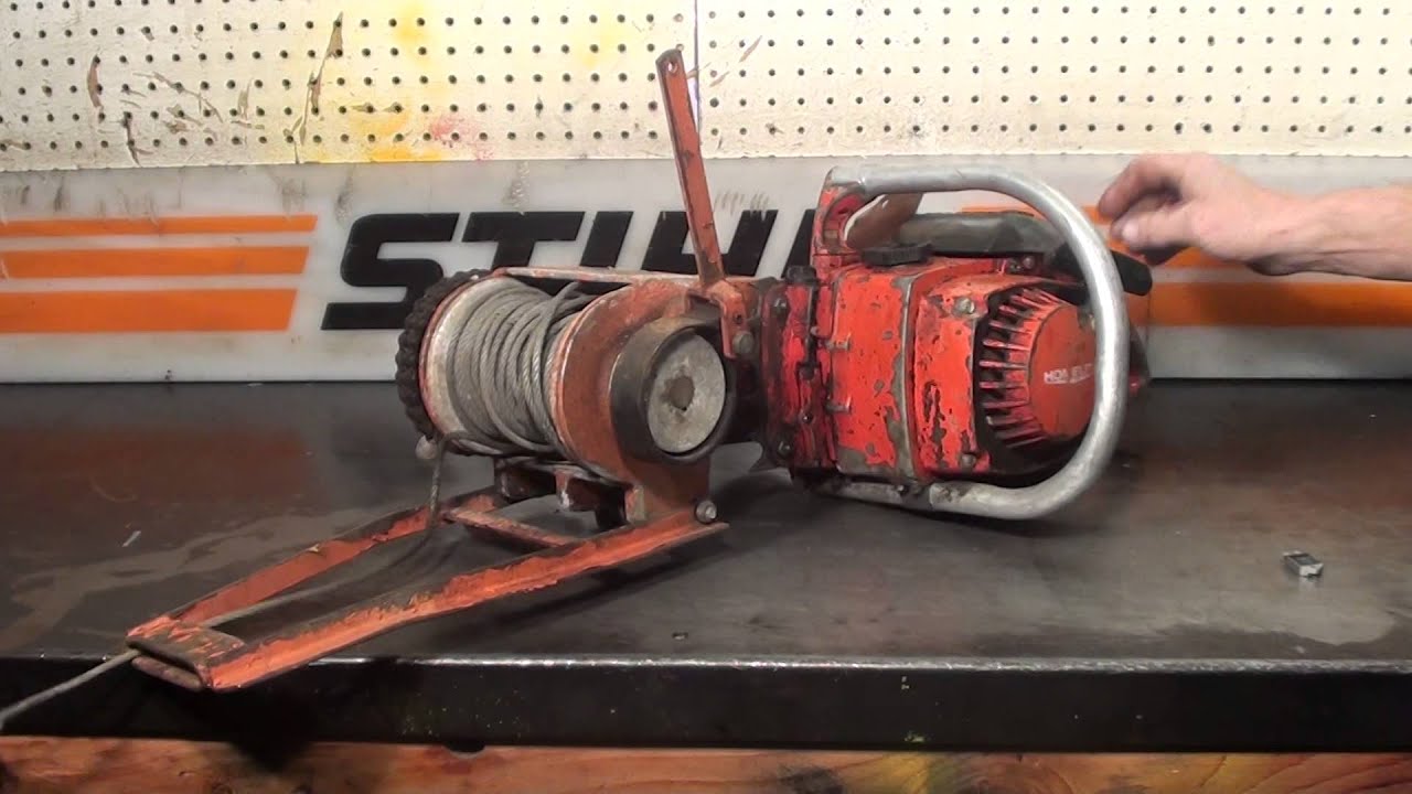The chainsaw guy shop talk II Ignition repair Homelite XL 12 Winch.
