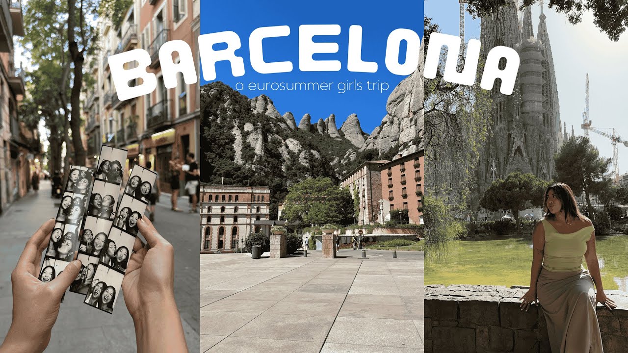 Girls trip to Barcelona — Euro summer Pt.1| Exploring the city, Gaudi's works, Montserrat and etc.