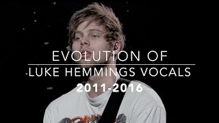 Video thumbnail of "Evolution of Luke Hemmings' Vocals 2011-2016"