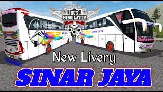 Livery New Bus Sinar Jaya Shd