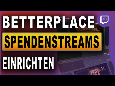 Spendenstreams mit Betterplace.org