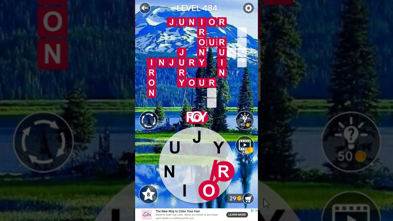 Word Crossword Search level 484