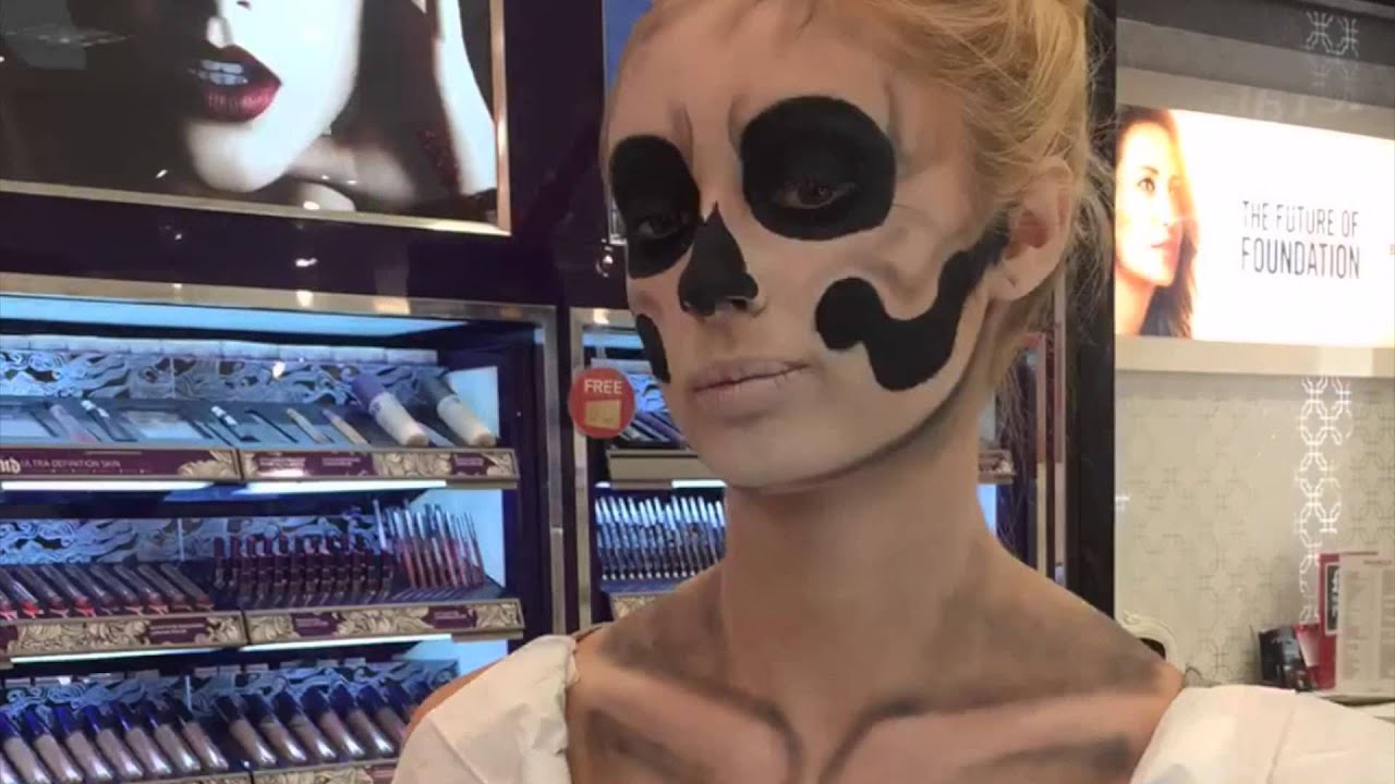 Halloween Makeover   Skeleton Makeup Tutorial by Urban Decay