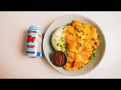 King of the Hill Beer Infused BBQ Rub- Bobby's Pork Tempura Schnitzel - video from Spiceology