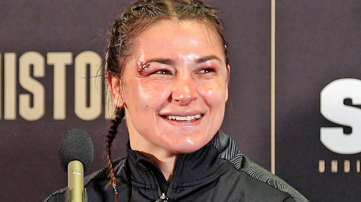 KATIE TAYLOR'S FULL POST FIGHT PRESS CONFERENCE VS AMANDA SERRANO AFTER BRUTAL FIGHT OF THE YEAR