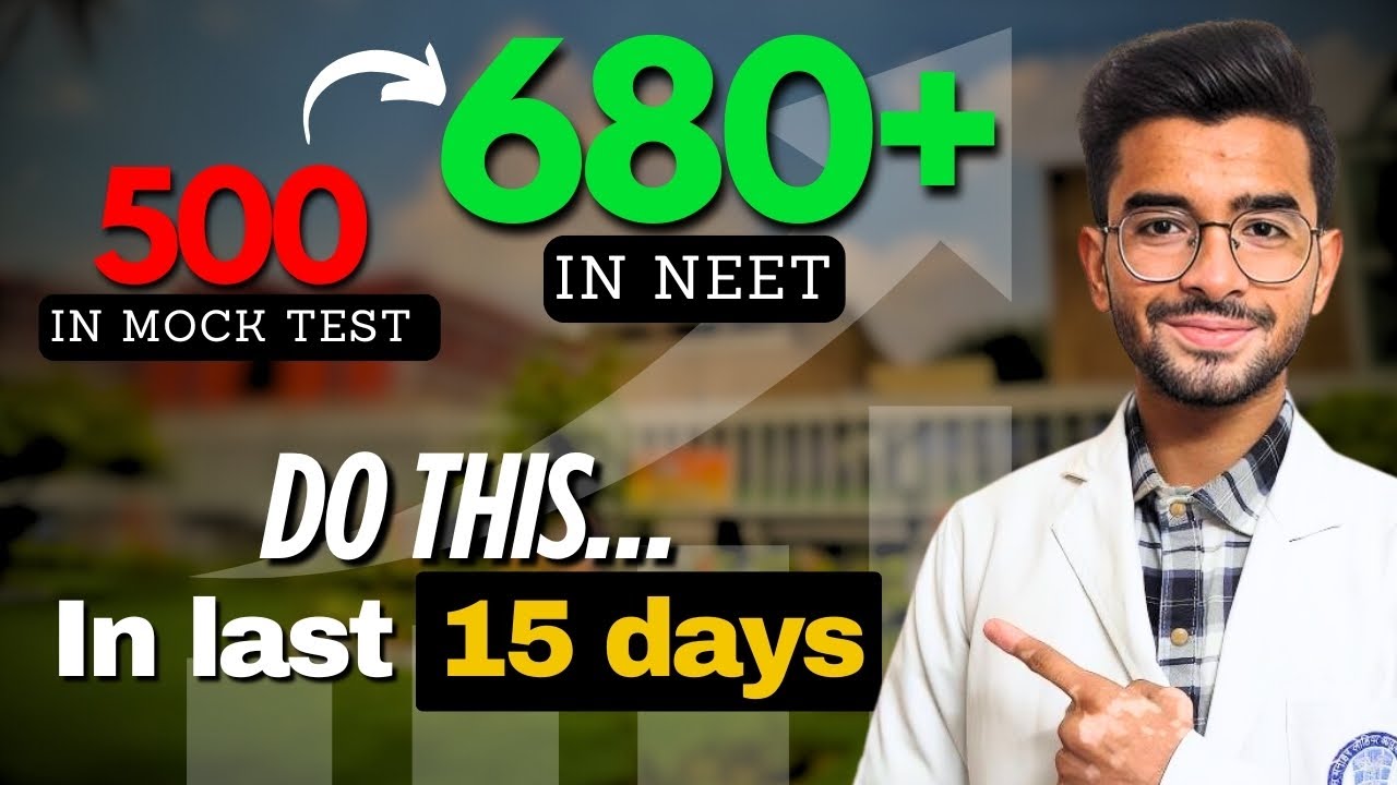 How to score 680+ in last 15 days || Increase marks from 500 to 680🤯 ...